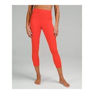 lululemon athletica Fiery Red Cropped Leggings